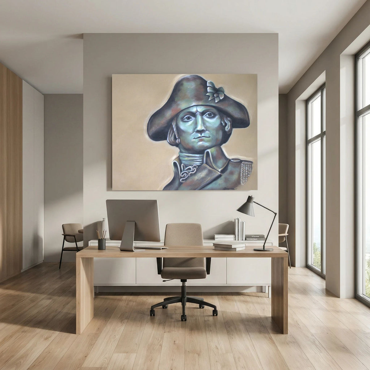 "Founding Father of Freedom" (canvas)