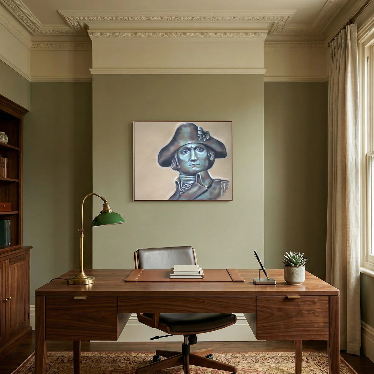 "Founding Father of Freedom" (canvas)