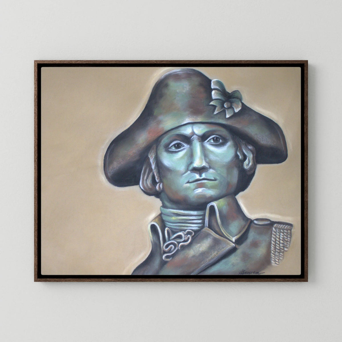 "Founding Father of Freedom" (canvas)