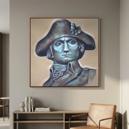 "Founding Father of Freedom" (canvas square)
