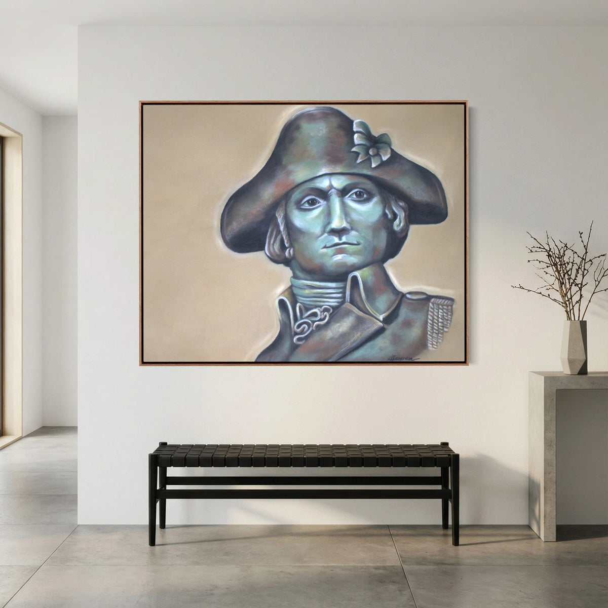 "Founding Father of Freedom" (canvas)